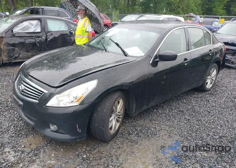 2012 Infiniti G25X из США, поврежденный, VIN JN1DV6AR1CM731202